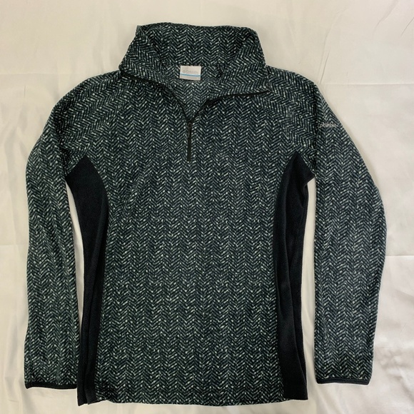 Columbia Tops - Columbia Glacial Fleece Pullover Gray - Blue M